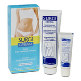 Surgi Cream packaging and two tubes on a white background