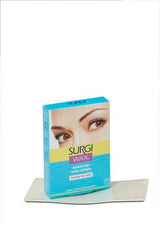 Surgi-Wax Brow Shapers For Brows box with  depilatory strips at the bottom