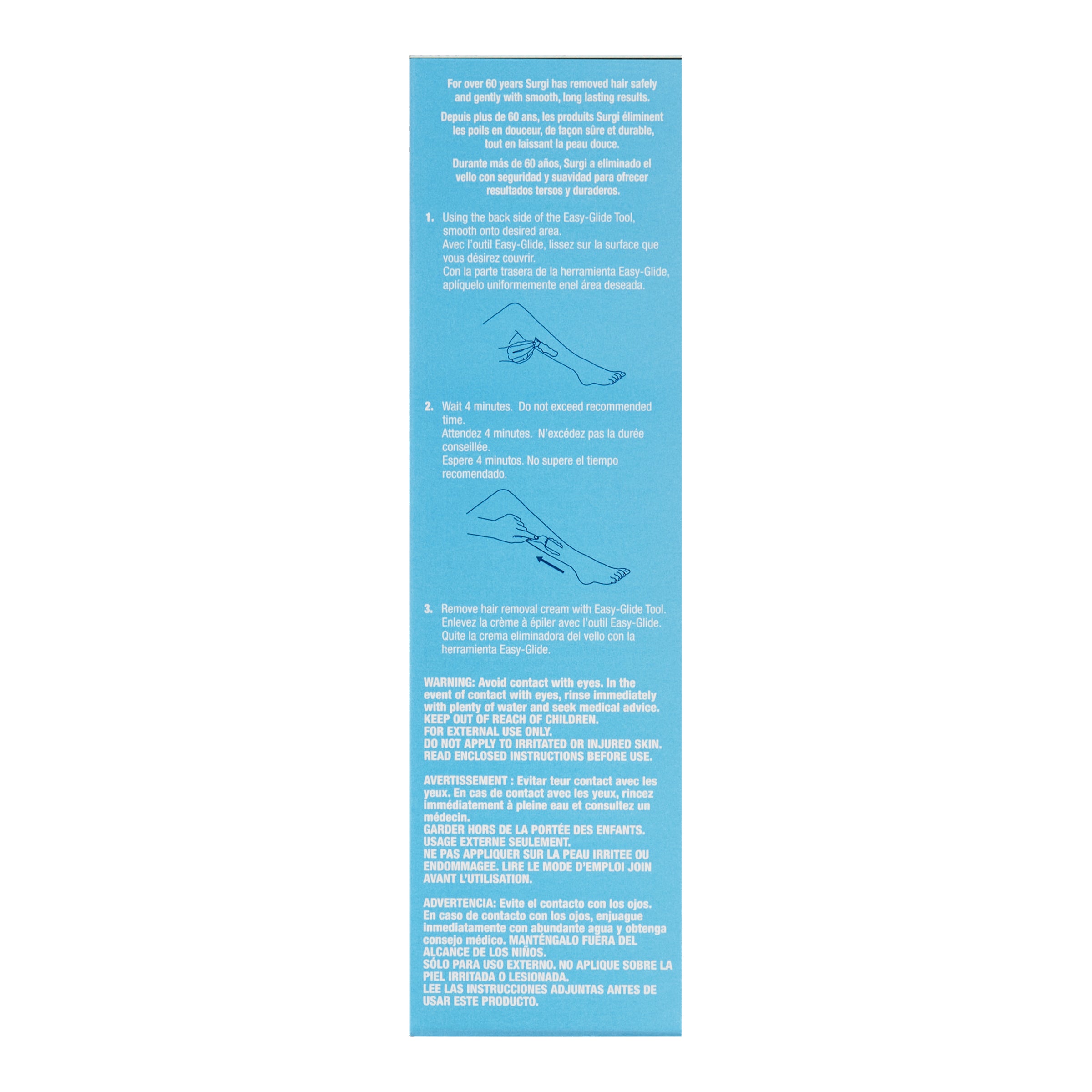 Blue paper with text and illustrations on a white background